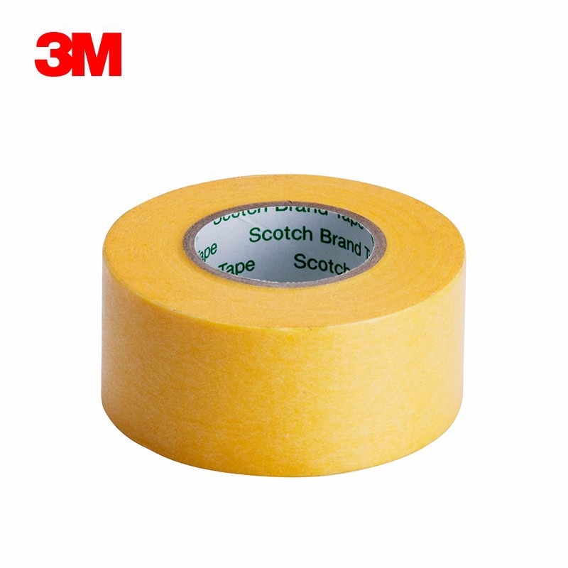3M2688黄色美纹纸分色高温遮蔽喷涂保护胶带